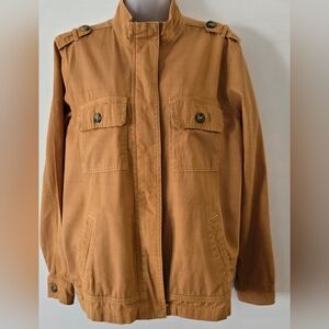 Nwt Maurices Jacket 100% Cotton Military/Utility Style Sz 0 Runs Large